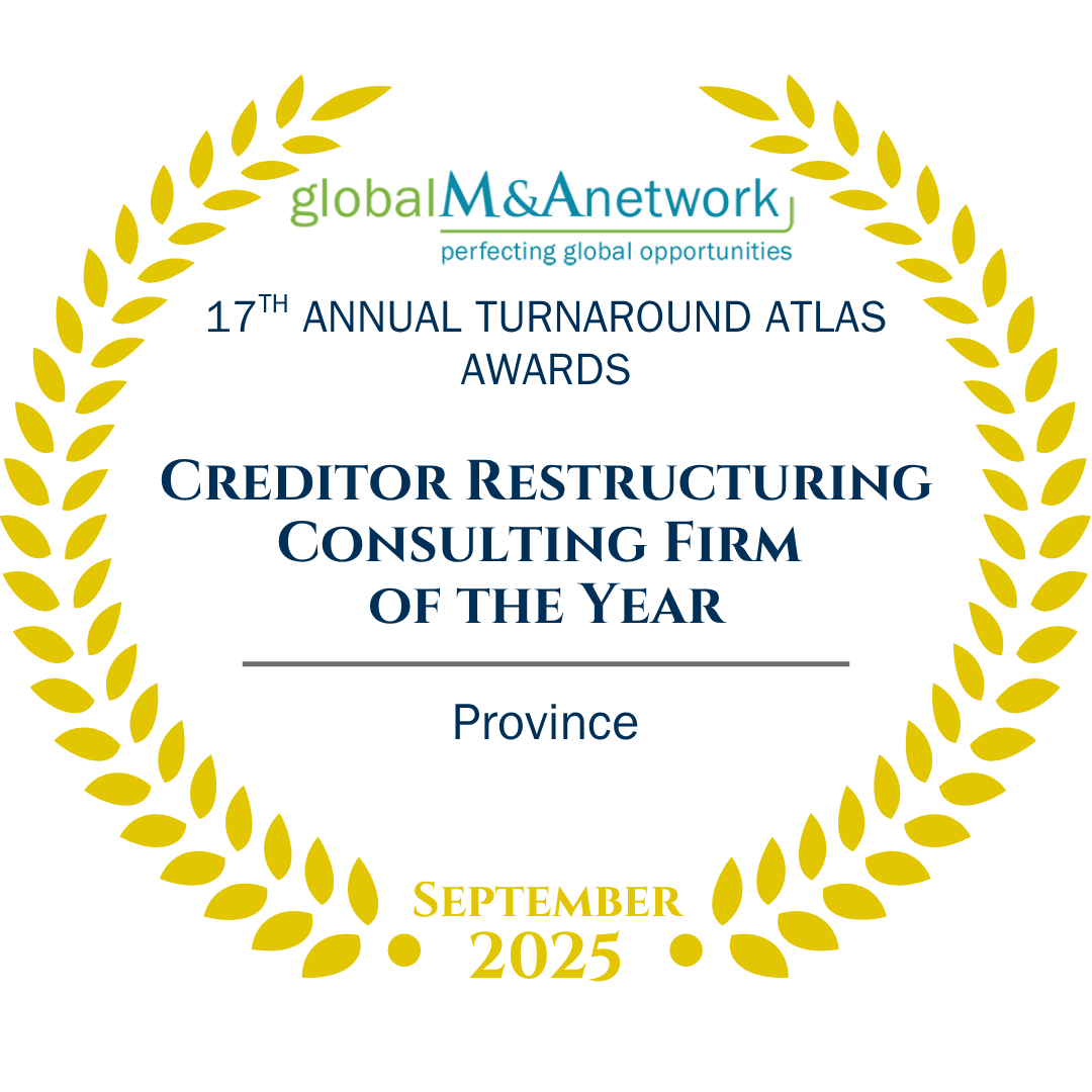2025 Global M&A Network Creditor Restructuring Consulting Firm