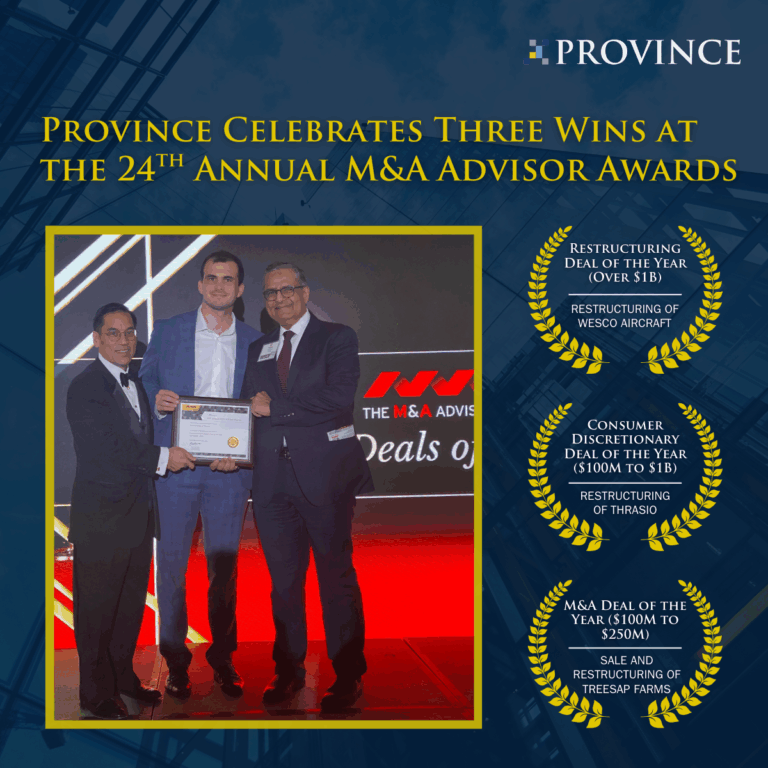 Province Celebrates Three Wins at the 24th Annual M&A Advisor Awards ...
