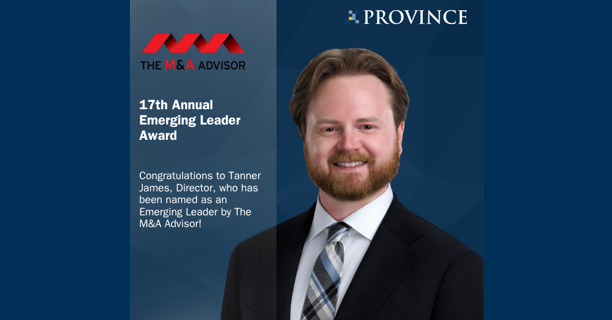 Tanner James Selected as 2026 Emerging Leader