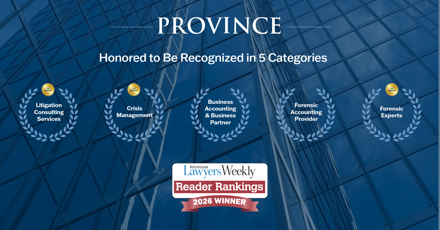 Michigan Lawyers Weekly Winner
